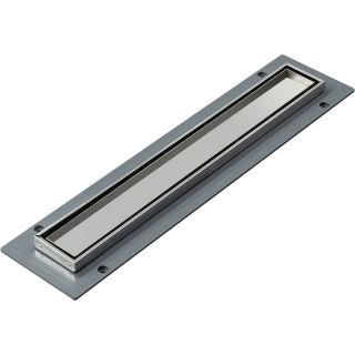 Душевой лоток Logan L002L-450 с решеткой Нержавеющая сталь под плитку